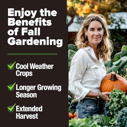 Image of HOME GROWN 12 Fall Vegetable Seeds 9600+ Heirloom Non-GMO, High Germination, Cold Hardy Frost Tolerant Cool Season Garden, Beets, Kale, Cabbage, Peas, Broccoli, Lettuce, Onions (12 Varieties)