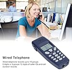 ASHATA-Telephone-Phone-Tester-with-Connecting-Cable-FSK-DTMF-Caller-ID-16-Bit-Display-ID-and-Times-Records-Flash-Off-300-600-1000ms-Phone-Butt-Test-Tester-Lineman-Tool