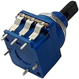 Dimensiones: 20.5x17.2x17mm. AERZETIX: Potenciómetro rotativo con interruptor 500k? eje en D 20.5x17.2x17mm C14864