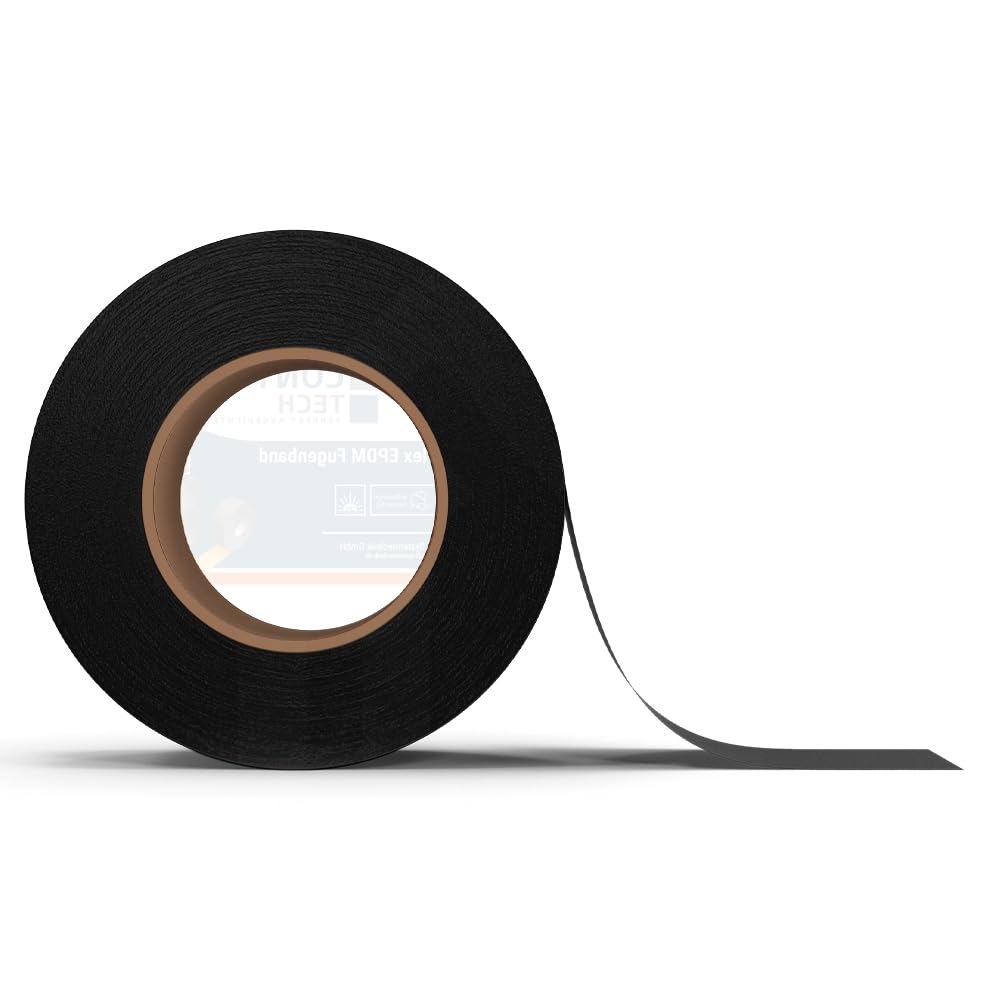 Flex EPDM Fugenband – Made in Germany – Abdichtungsband für Holz- & Metallkonstruktionen – Witterungsbeständig & UV-stabil – 20m – Langlebig & flexibel (0,8mm, 130mm Breite)