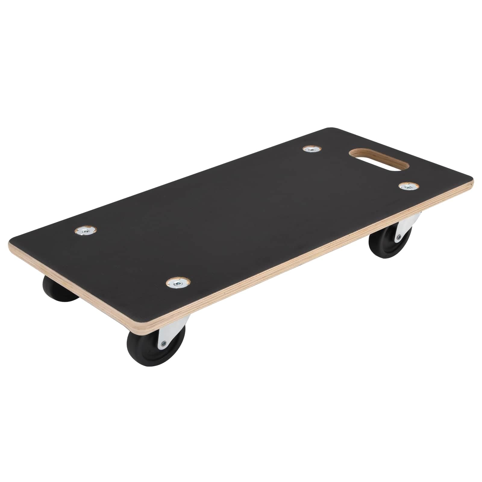 Transportwagen 6er Set 60 x 40 x 11 cm Rollbrett aus Sperrholz belastbar bis 250 kg für Werkstatt und Lager