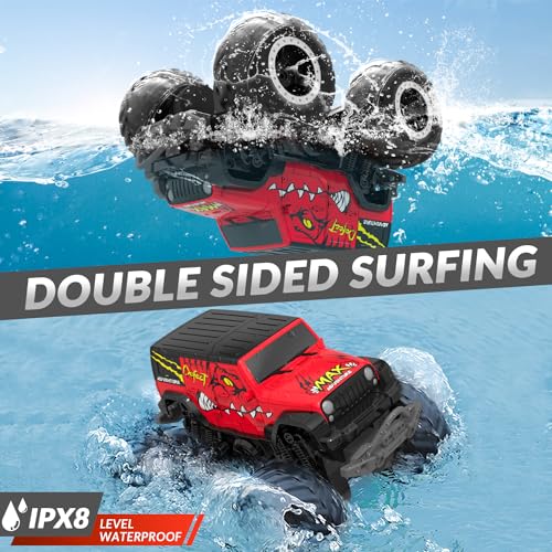 STEMTRON 120 RC Monster Truck, Amphibious Remote