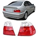 Rot Weisse Rückleuchten passt für 3er BMW E46 Limousine 98-01
