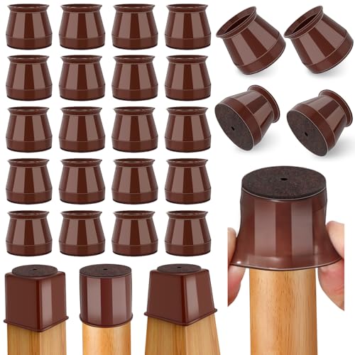 Ansible 24 Pcs Chair Leg Floor Protectors Round