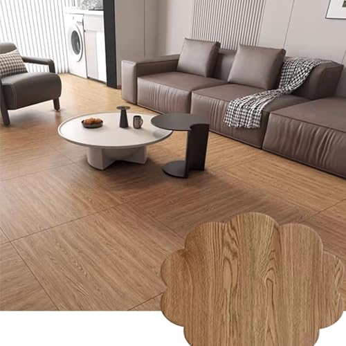 Azulejos Adhesivos Azulejos Autoadhesivos para Pisos con Veta de Madera, Baldosas de Vinilo Autoadhesivas Cuadradas, Papel de Contacto para Salpicadero de Cocina(Style D,40 pcs)