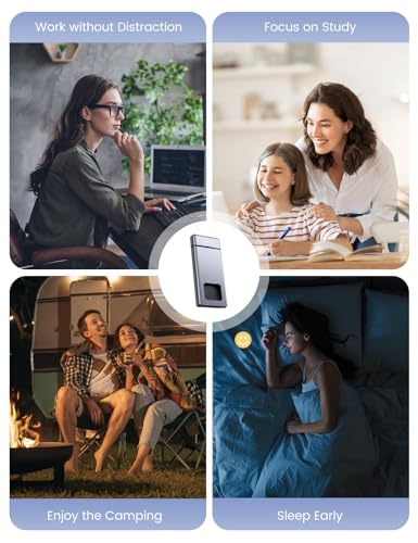 Vaydeer LB2012 Metal Phone Lock Box, Cellphone Locker Box With Timer, Timed Safe Locked Container For Phone, Portable Smartphone Jail Storage For Kid Families Teacher Classroom Self Control Bad Habit-Gray thumb #8