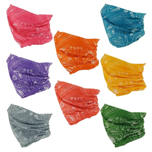 8 Bandanas Multifonctions running et randonnée pour protéger le visage du vent - 3