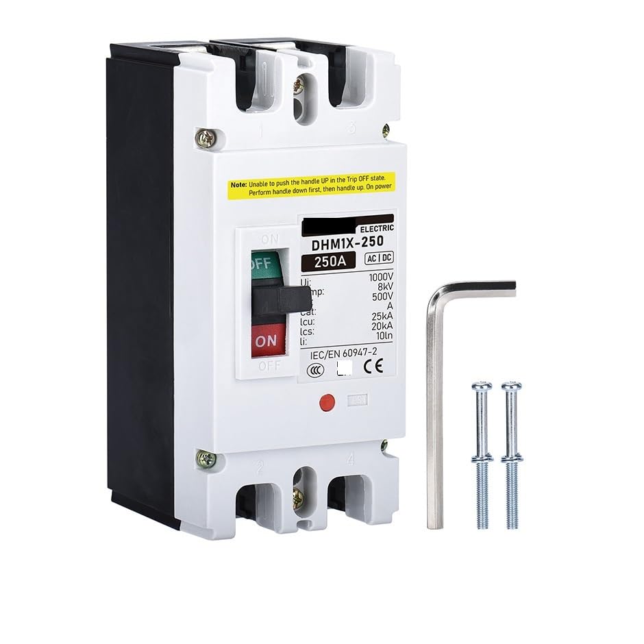 Interruttore automatico, DC MCCB 500V 25KA Interruttore solare scatolato 125A 160A 200A 250A(100a)