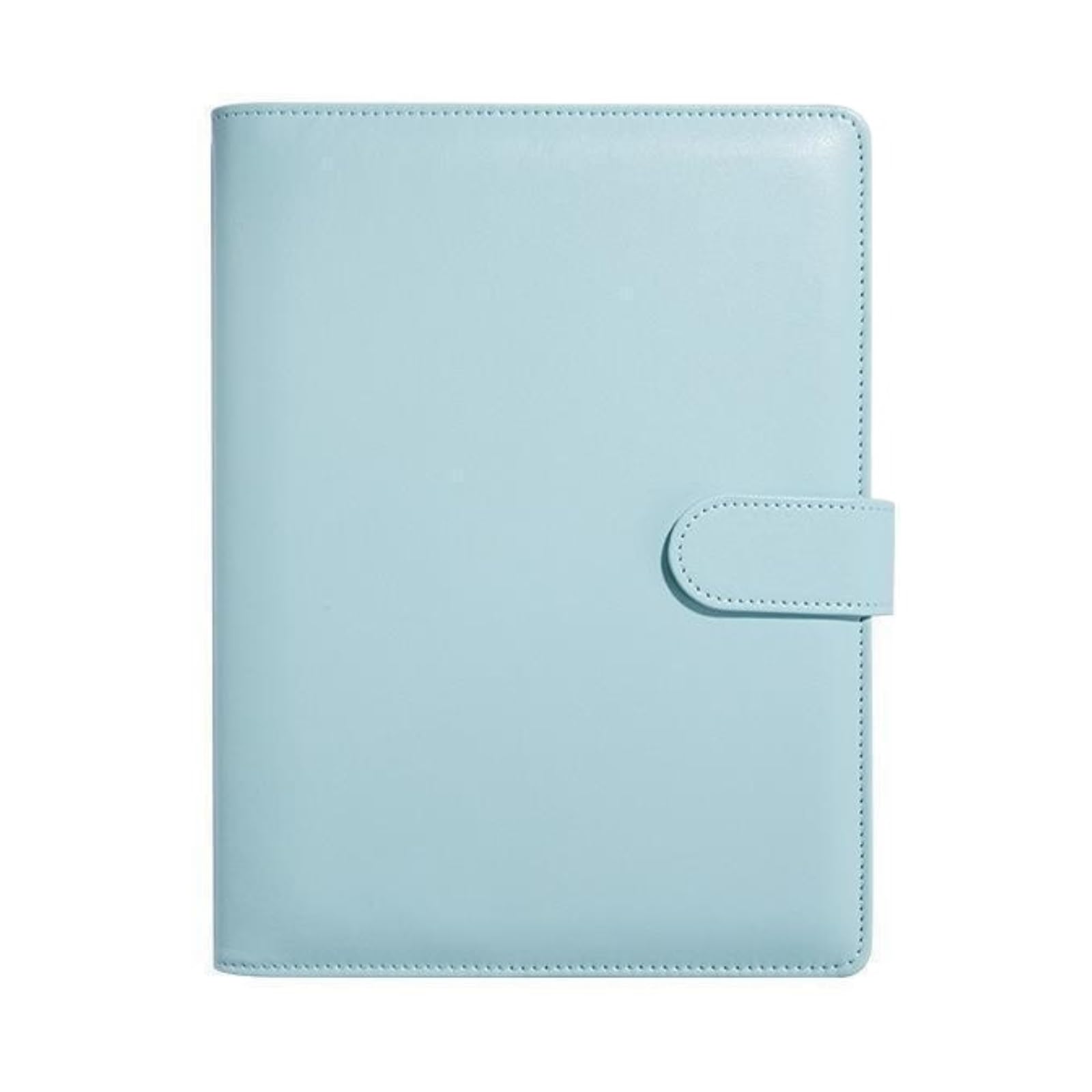 Schreibblock Notizblock Einfaches Notizbuch Mit Verstärkten Innenseiten, Studienkalender Losen Blättern Geeignet für Lernen(Light Blue,A5)