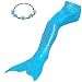 GALLDEALS Mermaid Bathing Suit Cosplay Costume for Kids Girls Adults SkyBlue