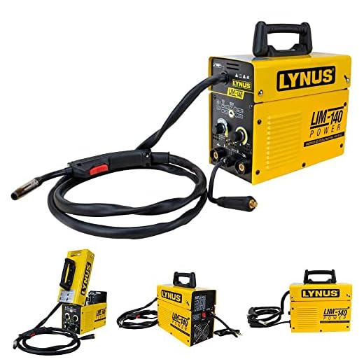 LYNUS Solda Inversora Multiprocesso TIG, MIG e Eletrodo 140A LIM-140 Power Bivolt