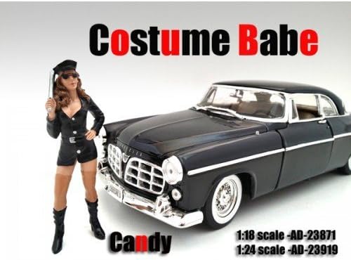 Miniatura 4 de American Diorama 23917-23918-23918-23919-23920 "Costume Babes" - Juego de figuras de 4 piezas para modelos a escala 1:24