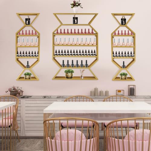 Organizadores de esmaltes de uñas y pintalabios para Montaje en Pared, diseño Que Ahorra Espacio, spas domésticos y Salones de Belleza (Estudios).