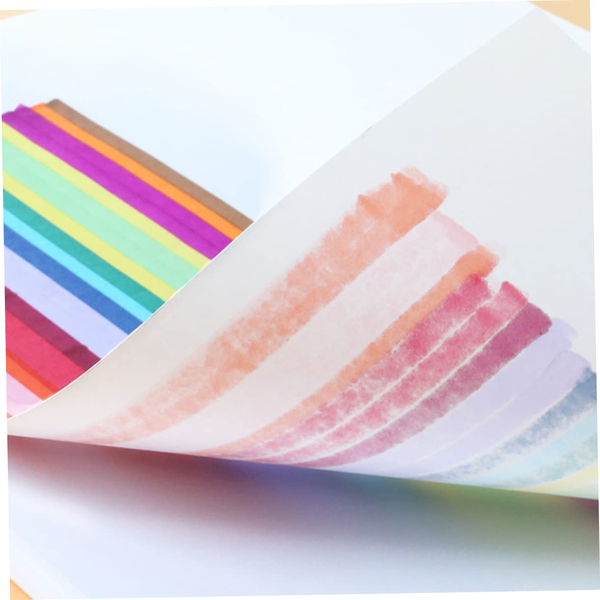 HOODANCOS Papier Aquarelle Pour Artistes 100 Feuilles A4 Vierges Recyclées Pour Croquis Et Dessins