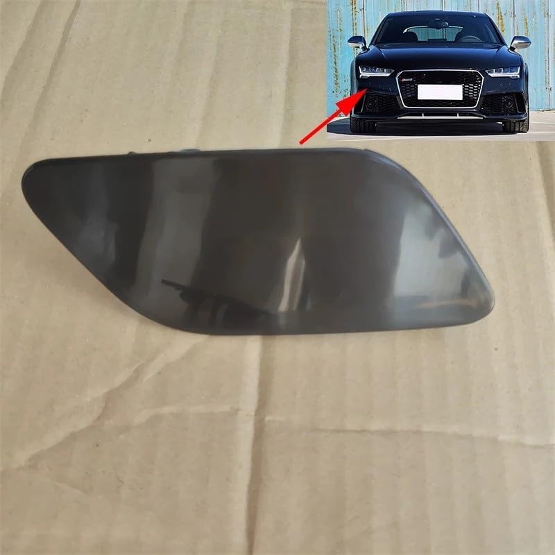 車のバンパーキャップ 車用フロントバンパー ヘッドライトウォッシャー 牽引フック アイカバーキャップ 塗装なし に適合する RS7