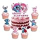 25 Cake Decoration, Kuchen Dekoration,Cupcake Toppers,Cupcake Geburtstag Topper für Junge Mädchen Geburtstag Themen Party