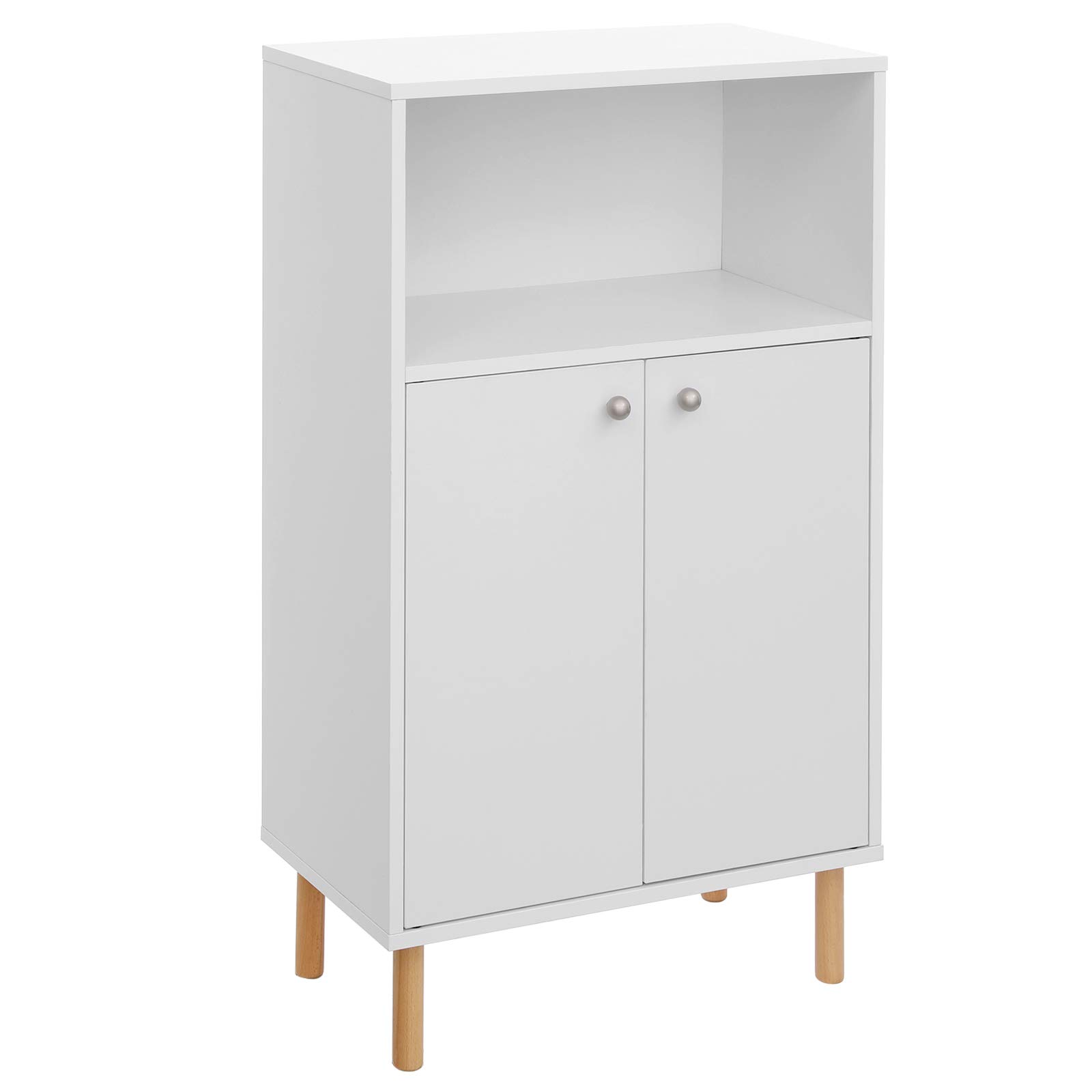 Buy VASAGLE Storage Bookcase, 2Door Cupboard with Adjustable