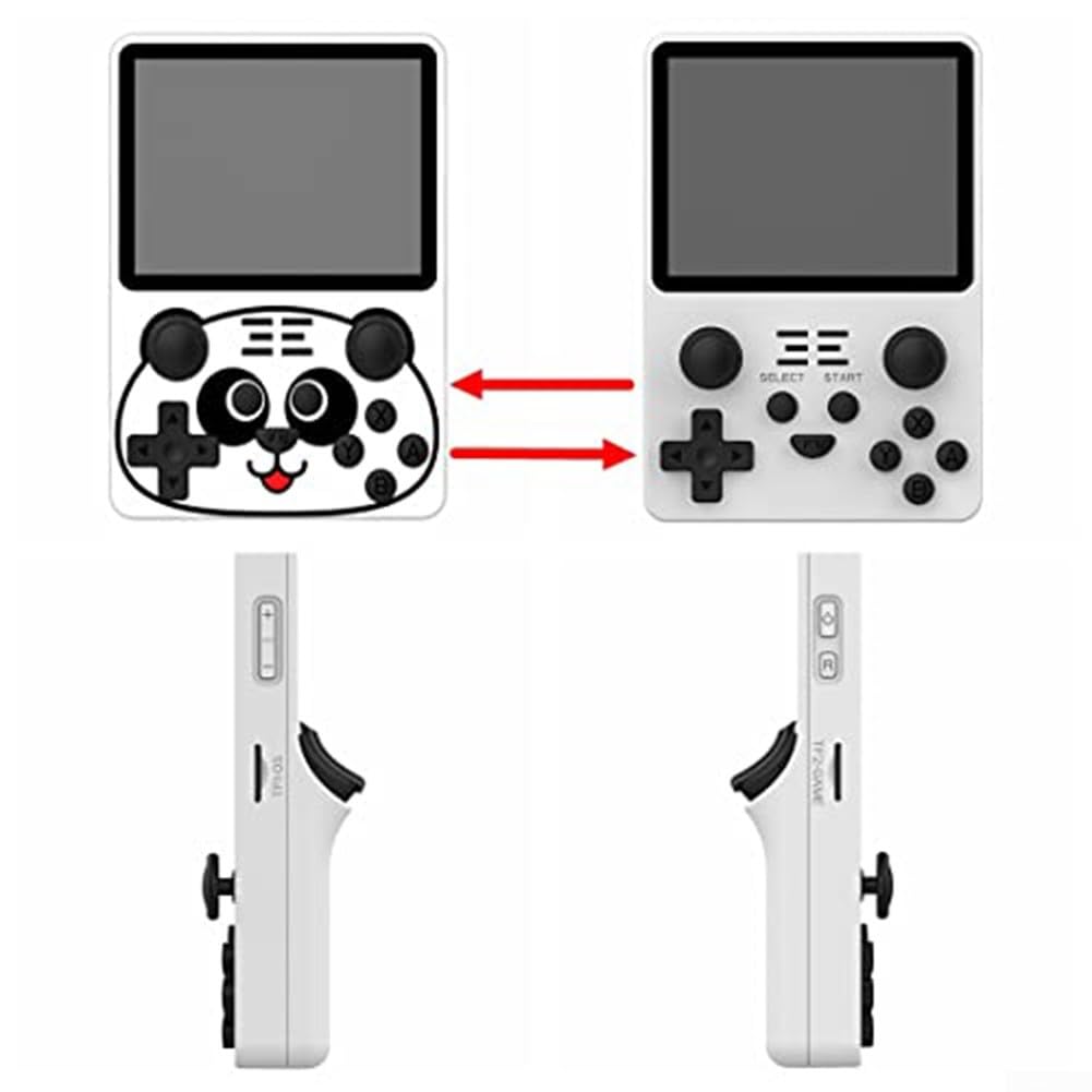 Per console portatile Powkiddy RGB20S retrò: 15.000 giochi integrati e display IPS! (16 GB + 64 GB nero)
