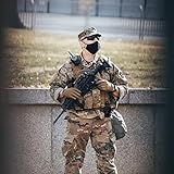 Sarcia Radio Holster,Molle Radio Pouch Military Heavy Duty Radios Holster Bag for Two Ways Walkie Talkie Compatible with Motorola Baofeng Kenwood Black - Image 7