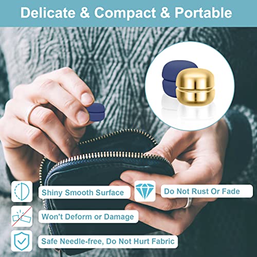 Image of 8 PCS Hijab Magnetic Pins, Catcan Multi-Use Strength Hijab Pins for Women Clothing Scarf Magnets, Colorful Pinless magnet pins for Hijab Magnets Buttons(8 Colors)