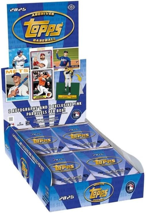 2025 Topps Archives Baseball Sealed Hobby Box (2 Auto/Box)