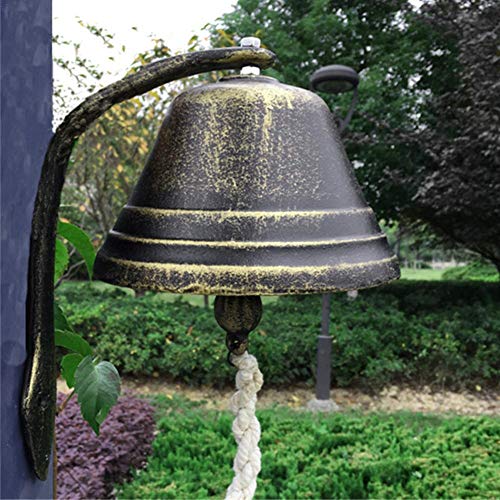Preisvergleich Produktbild glocke türglocke wandglocke Gusseisen antik brüniert nostalgisch Gartenglocke, Vintage Gusseisen Türklingel Bells Dinner Bells Rassel Dekorationen