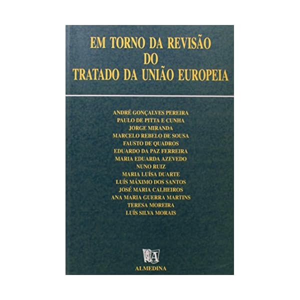 Capa do livro Em Torno da Revisão do Tratado da União Europeia