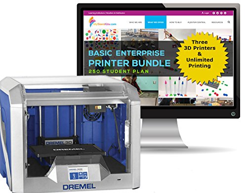 MyStemKits 2-year Subscription Plus Three 3D Printers for Small Enterprise - Cloud access