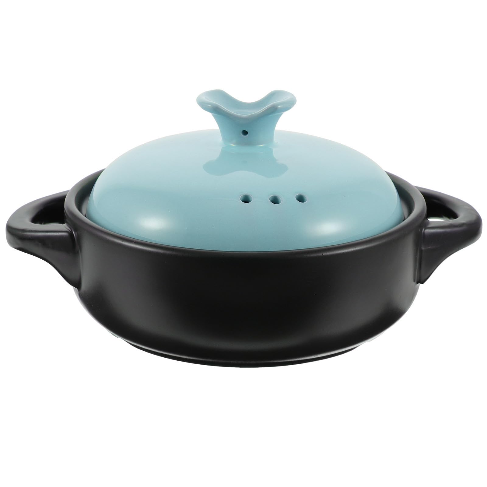Pentola in Ceramica 1800ml Blu Resistente alle Alte Temperature
