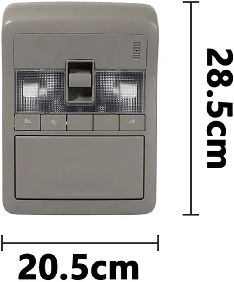 Compatible for Chevrolet Captiva 1 Pc Car Ceiling Light Interior Room Light Reading Light Glasses Box Sunroof Switch Grey New