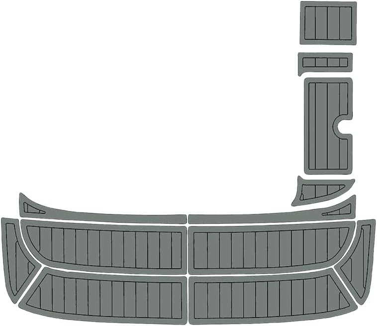 ZVZ Boat Deck Mat 2017-2024 Bayliner VR5 Swim Platform SeaDeck Marine Boat Flooring