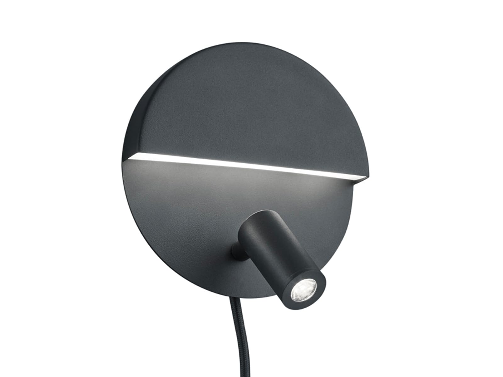 Wall Light Black Mario LED Matt Trio 222370232