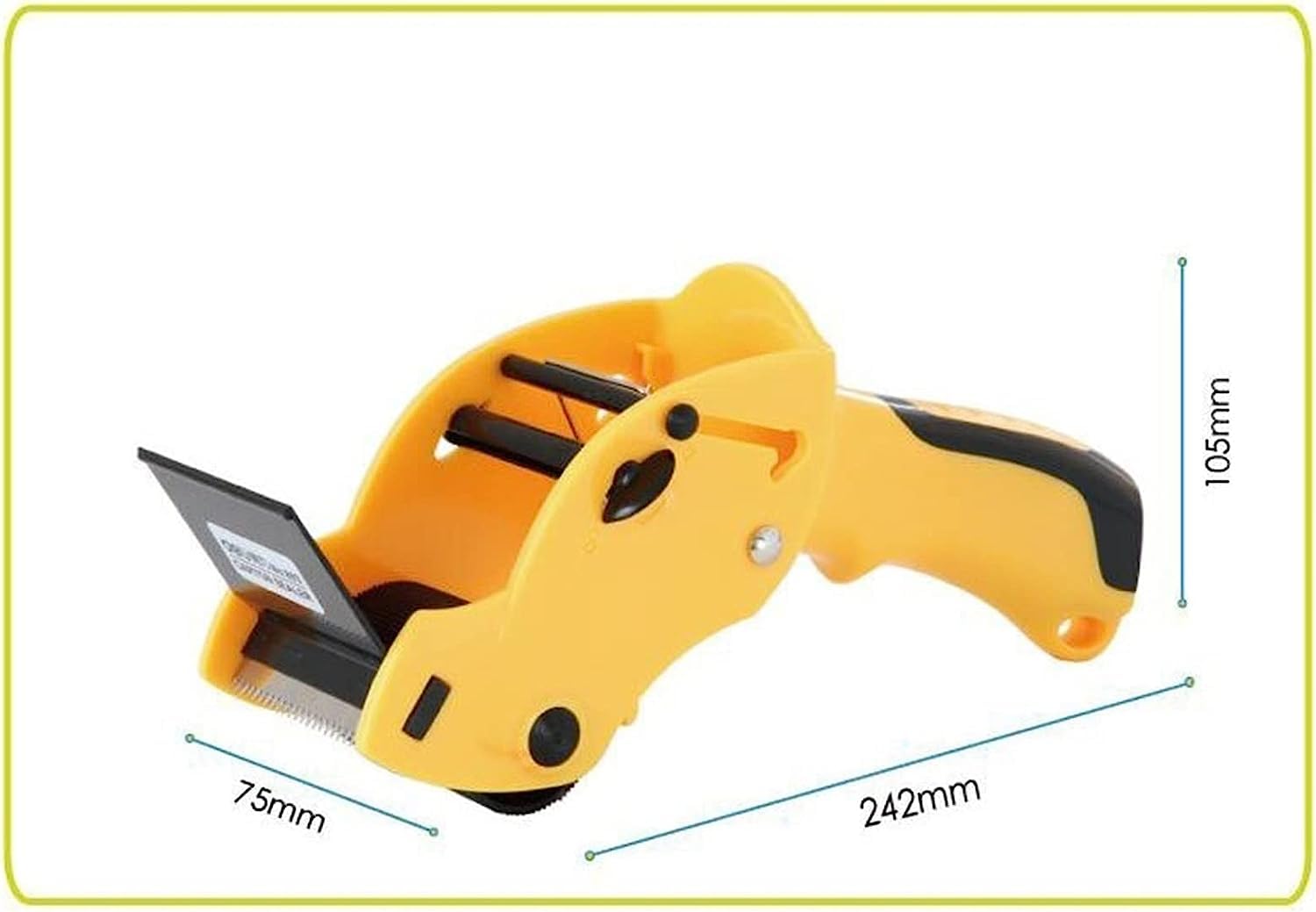 Dispenser per nastro adesivo, Distributore di nastro magico da tavolo - Dispositivo di sigillatura efficiente for imballaggi e sigillatura di cartoni