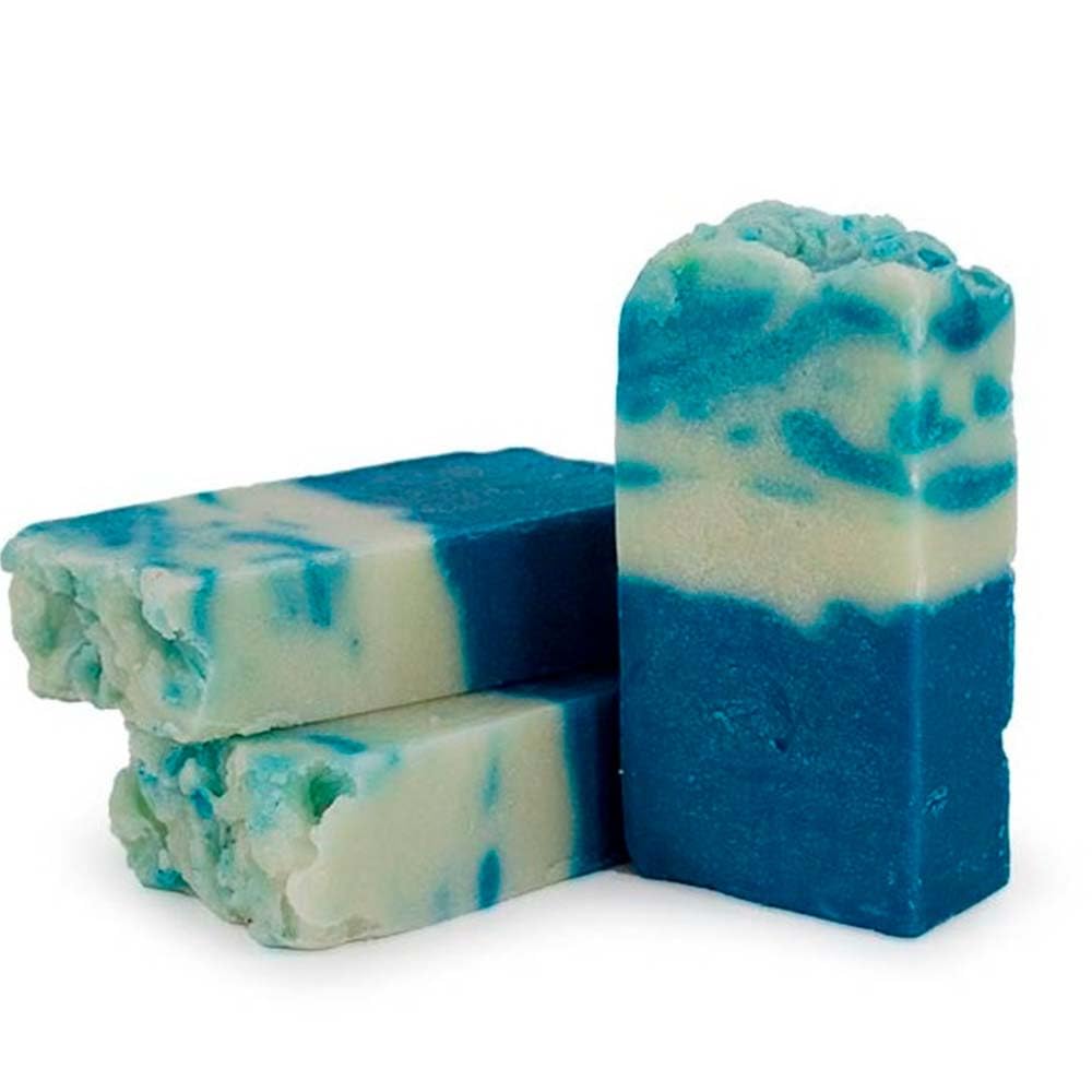 Pack 10 Jabón natural exfoliante Algas marinas - Exfoliante, drenante, reafirmante y anticelulítico. Para uso corporal