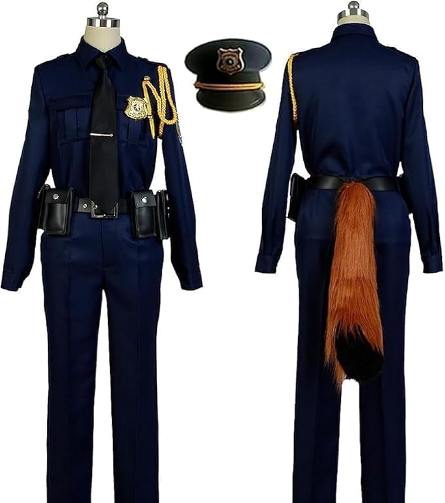 警察官コスプレ衣装 尻尾付き Amazon.co.jp: [LAKIcos]ニックワイルドコスプレ衣装 警察服