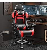 Cadeira ergonômica para jogos OneGame, cadeira de jogador de computador com encosto alto, cadeira de jogo ajustável com altura com...