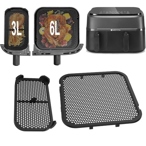 Smlntbu Protector antisalpicaduras para Philips Na350 – Adaptable al divisor, protector de silicona reutilizable para freidora de aire caliente, protección eficaz en espiral de calefacción, fácil de