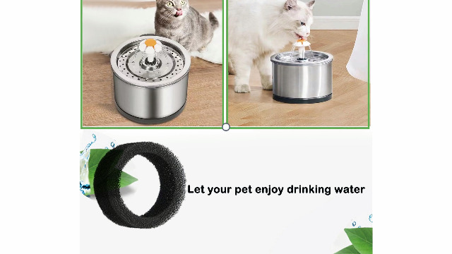 Filtro de espuma para fuente de agua para mascotas 16 packs miniatura 5
