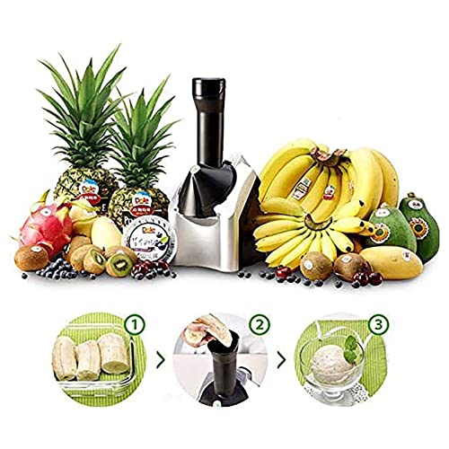 Frucht Eismaschine, Heim Eismaschine, Haushalts Vollautomatischer Mini DIY Slush Dessert Hersteller, Heim Soft Serve… – Bild 8