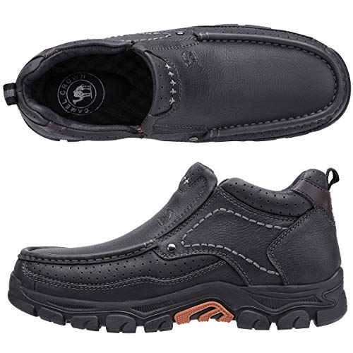 CAMEL CROWN Mens Slip On Loafer Mid-top Leather Casual Walking Shoes Comfortable for Work Office Dress Outdoor2