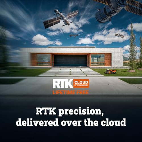Image of WORX Robot Lawn Mower for 1 /4 Acre, No Perimeter Wire, WR310 | Landroid Vision Cloud with AI Obstacle Avoidance, RTK Cloud Navigation, Auto Mapping, App Control, 30% Slope