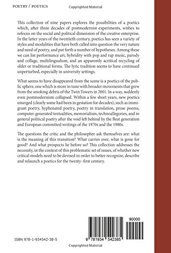 Agorapoetics: Poetics After Postmodernism (Thinking European Worlds)