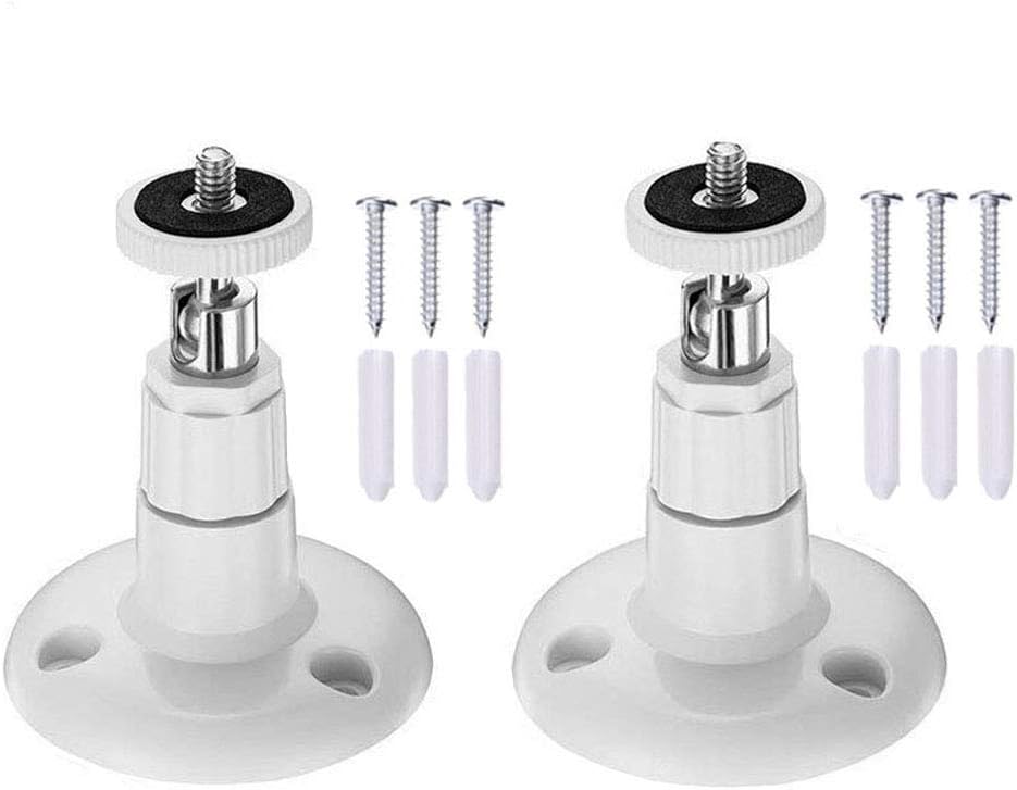 JEDEW 2-Pack Indoor/Outdoor Wall Mount for Arlo Pro 2, Arlo Pro, Arlo, Arlo Go Security Camera, 360 Degree Adjustable Ceiling Mount for Reolink RLC-410/Argus 2 CCTV/Reolink Argus
