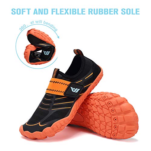 CIOR Kids Boys & Girls Water Shoes Sports Aqua Athletic Sneakers Lightweight Sport Fast Dry Shoes(Toddler/Little Kid/Big Kid)4