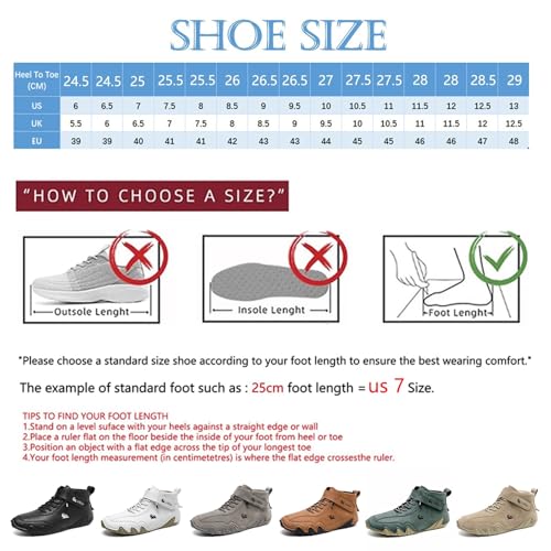 Nevova Shoes for Men, Nevaldeck Orthopedic Shoes, Outdoor Beck Shoe Waterproof Non Slip Breathable Lightweight Comfortable Casual Chukka Ankle Barefoot Boots for Driving Hiking2