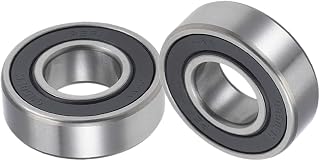 Kozelo 2pcs Deep Groove Ball Bearings - [5/8-inch x 1-3/8-inch x 11mm] Chrome Steel Balls for Motors Machine Tool Gearboxes Bearing Use | Double Seal