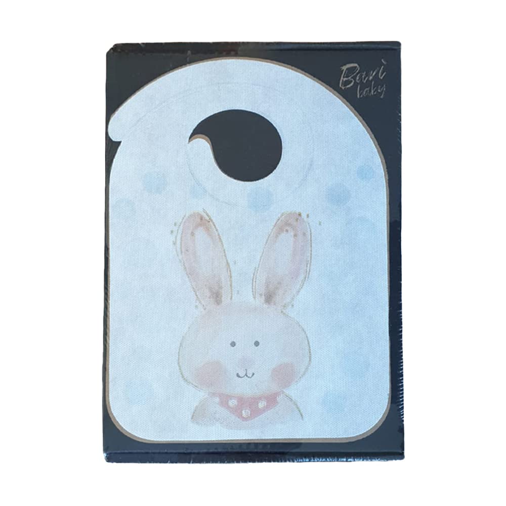 Lucgel Bavaglino Baby Bambino/Bambina grafica Coniglietto Puppy in TNT Usa e Getta 230x330mm - 300 pezzi -