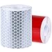 Produktbild Rovtop Reflektorband Klebeband für Sicherheit Warnklebeband Sicherheit Markierung Band Silberweiß und Rot 2 Rolle 5*300cm