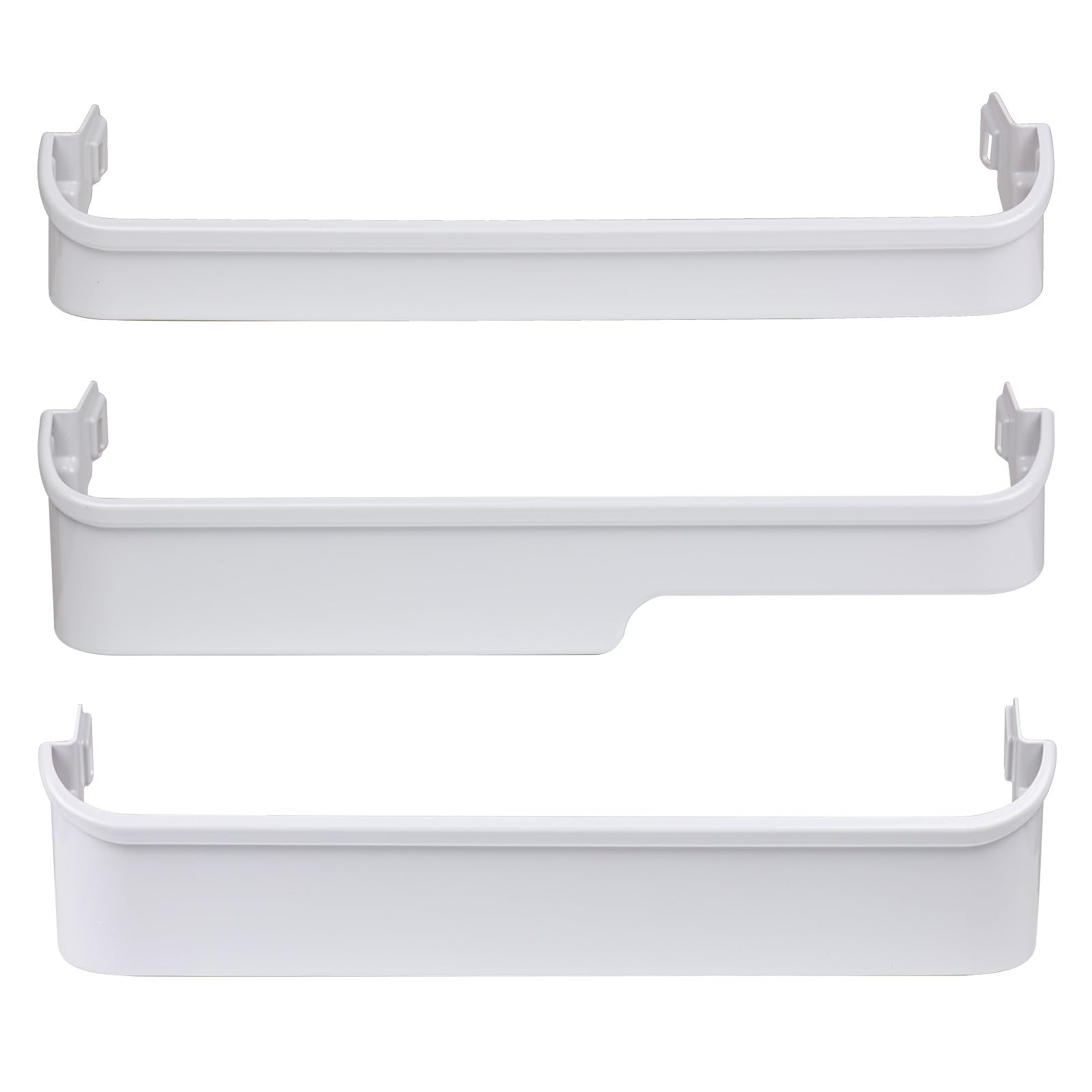 240338001 (TOP) 240337901 (MIDDLE) and 240338101 (BOTTOM) Door Shelf Bin racks Compatible with Frigidaire or Kenmore Refrigerator