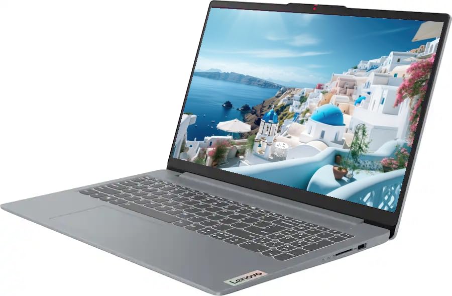 Image of Lenovo Ideapad Slim 3 15.6 inch FHD Touchscreen Laptop, AMD Ryzen 7 5825U, 16GB RAM, 256GB SSD, AMD Radeon, Windows 11 Pro, Arctic Grey with Stylus